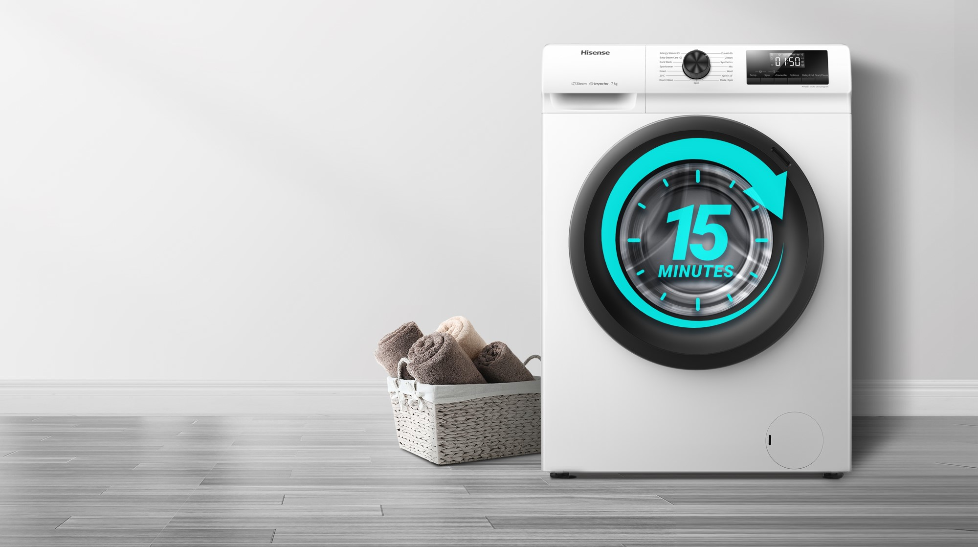 Hisense WFQP7012EVM washing machine Front-load – image 7