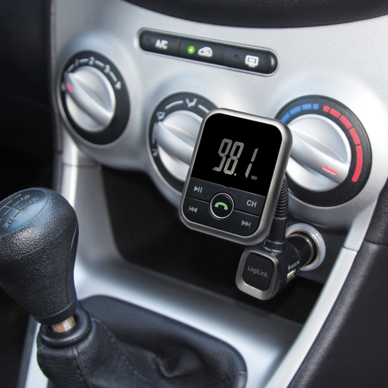 LogiLink FM0005 FM transmitter 87.5 - 108 MHz Bluetooth Black – image 7