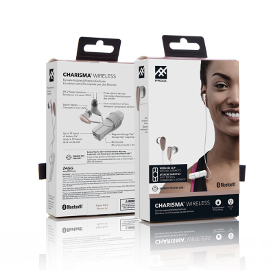 IFROGZ Charisma Headset Wireless In-ear Sports Bluetooth Gold, White – image 5