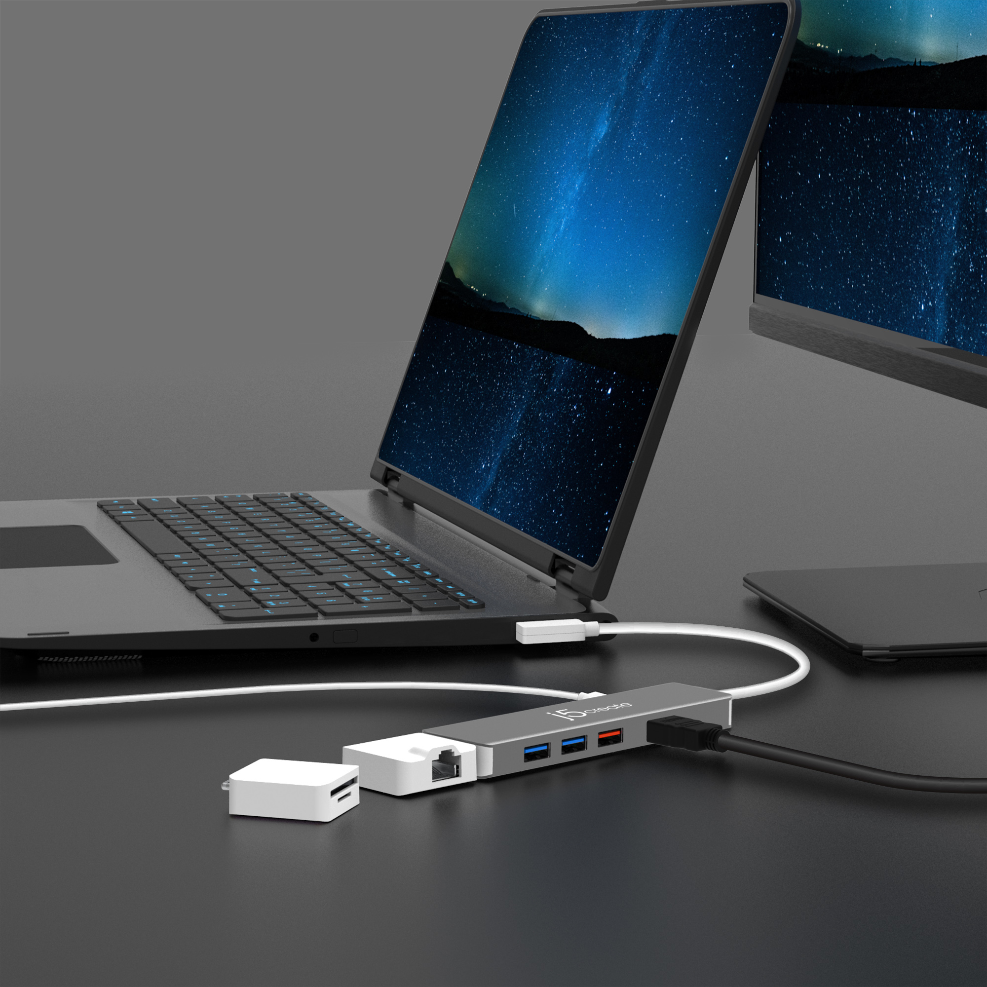 j5create JCD375-N USB-C™ Modular Multi-Adapter with 2 Kits – image 7