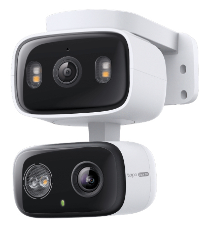 Tapo C246D V1 - Network surveillance camera - multi-sensor + pan / tilt - indoor, outdoor - dust resistant / water resistant - colour (Day&Night) - 2 x 3 MP - 2304 x 1296 - 2K - audio - wireless - Wi-Fi - H.264 - DC 5 V