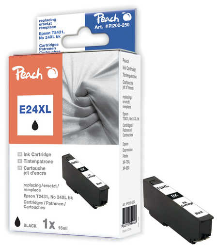 Peach 316588 ink cartridge 1 pc(s) Black