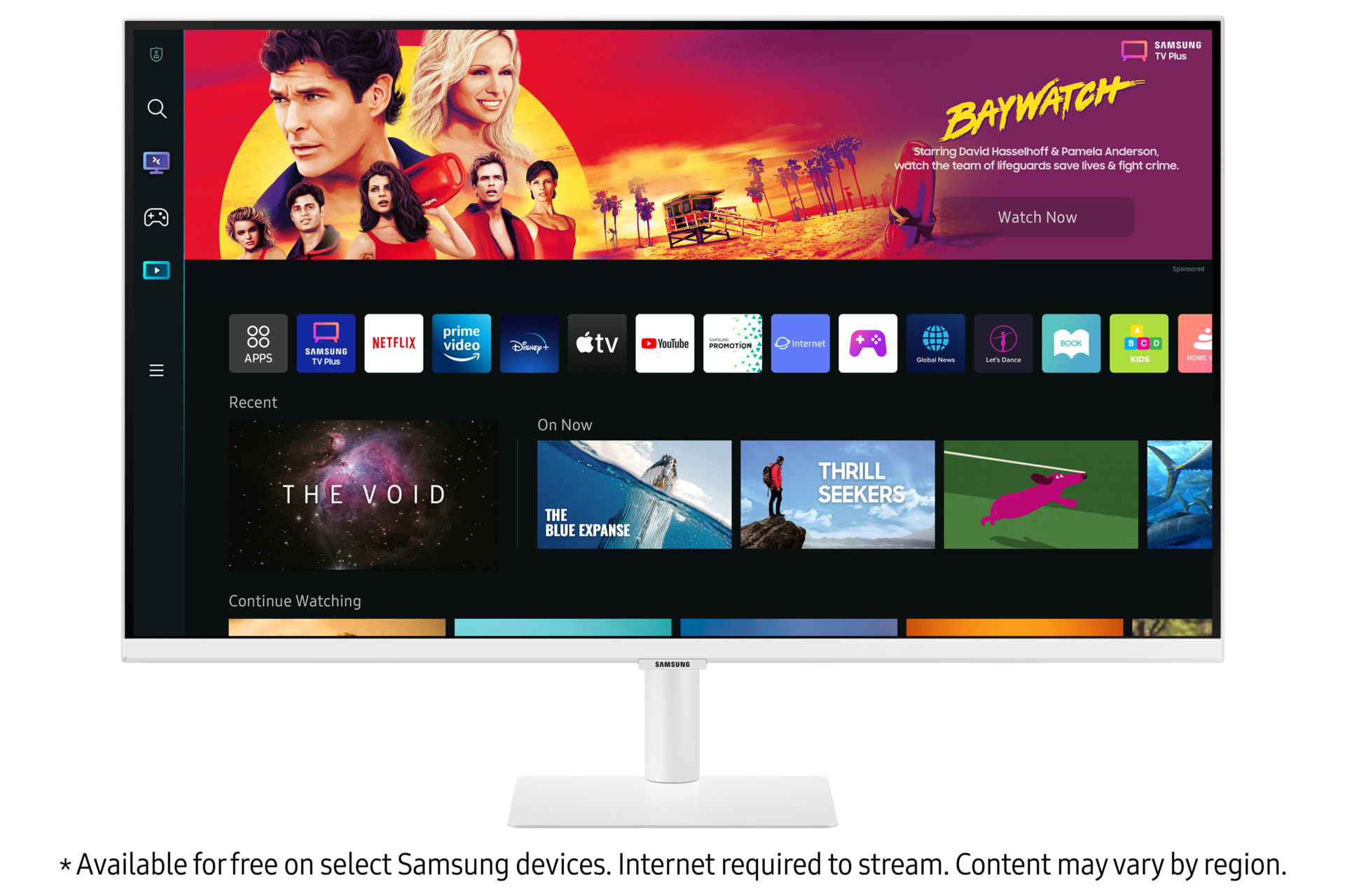 Samsung 32" M70B UHD, USB-C White Smart Monitor with Speakers & Remote – image 2