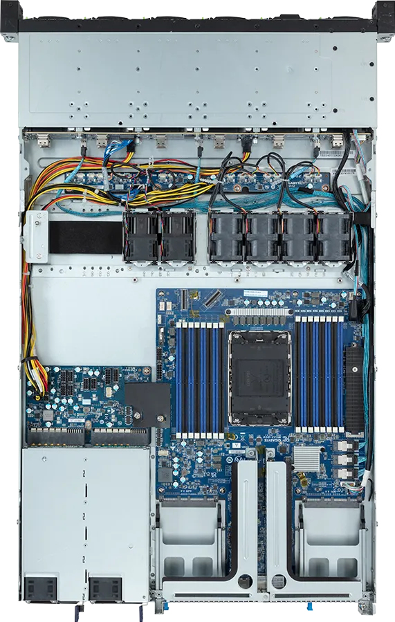 GIGABYTE R163-S32-AAG1 LGA 4677 (Socket E) Rack (1U) Black, Steel – image 3