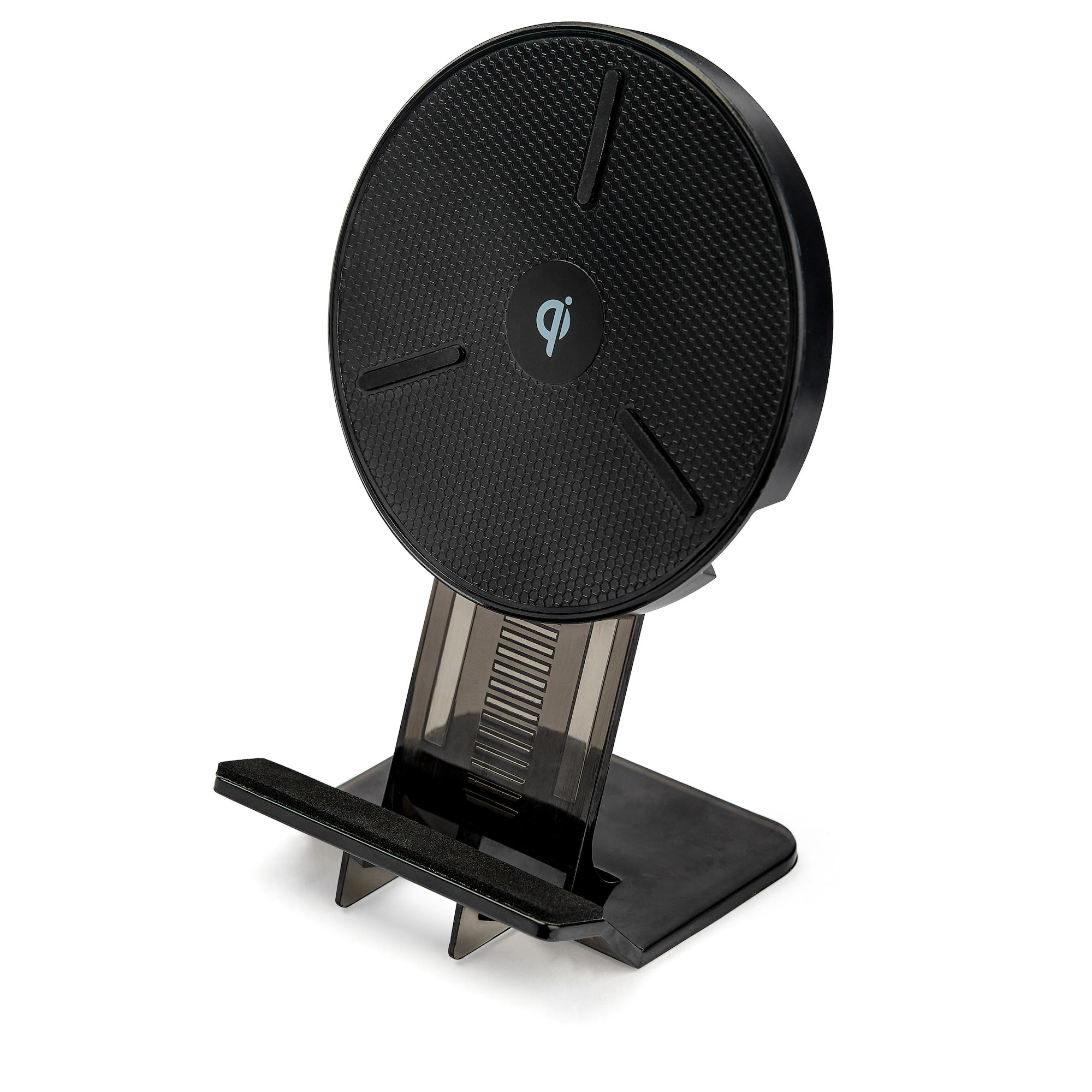 StarTech.com 15W Qi Wireless Charging Stand - Qi Certified Wireless Charger Stand or Pad - Adjustable - Universal Wireless Charging Pad for Smartphone - iPhone/ – image 2