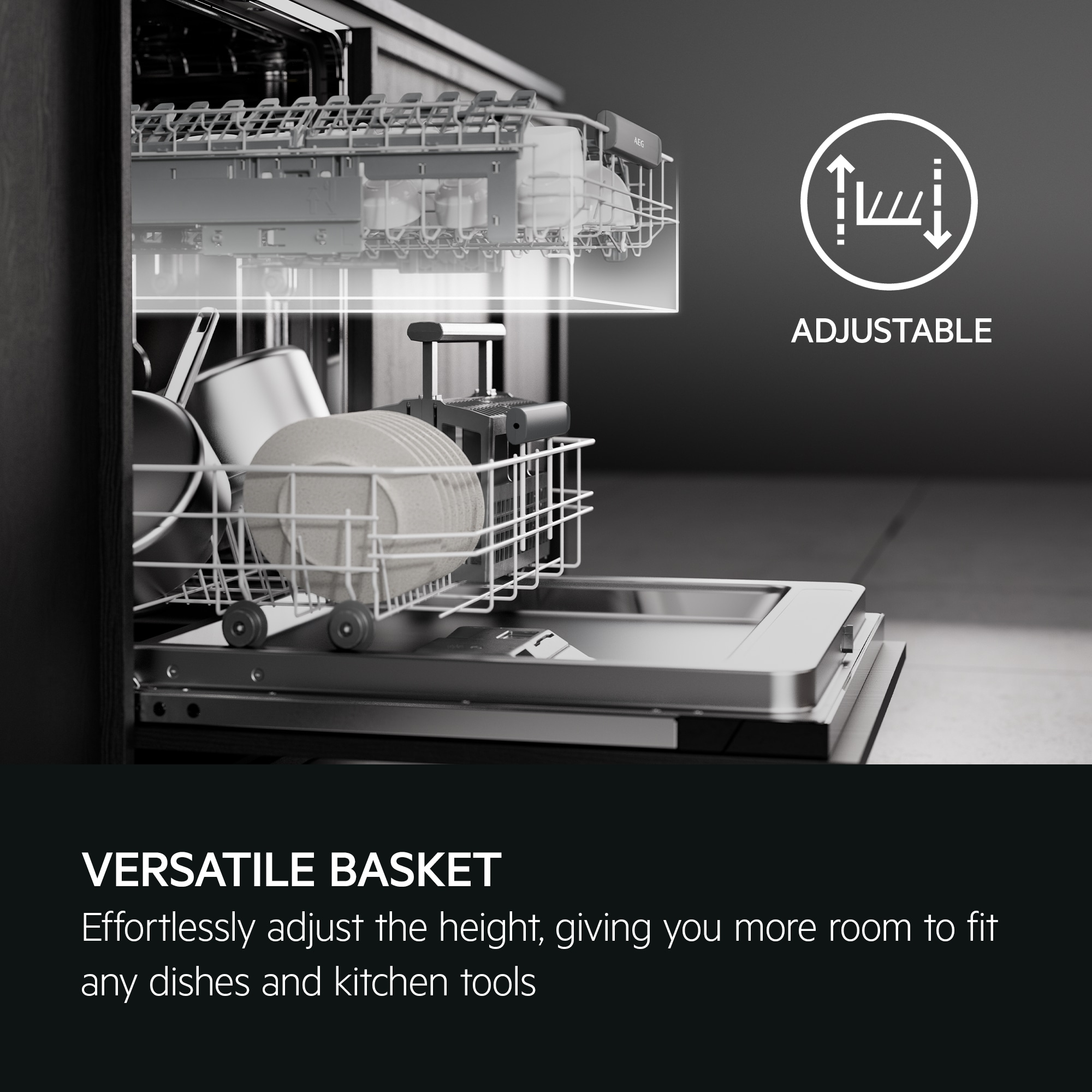 AEG Series 5000 GI5200C2SU dishwasher Fully built-in 14 place settings – image 8