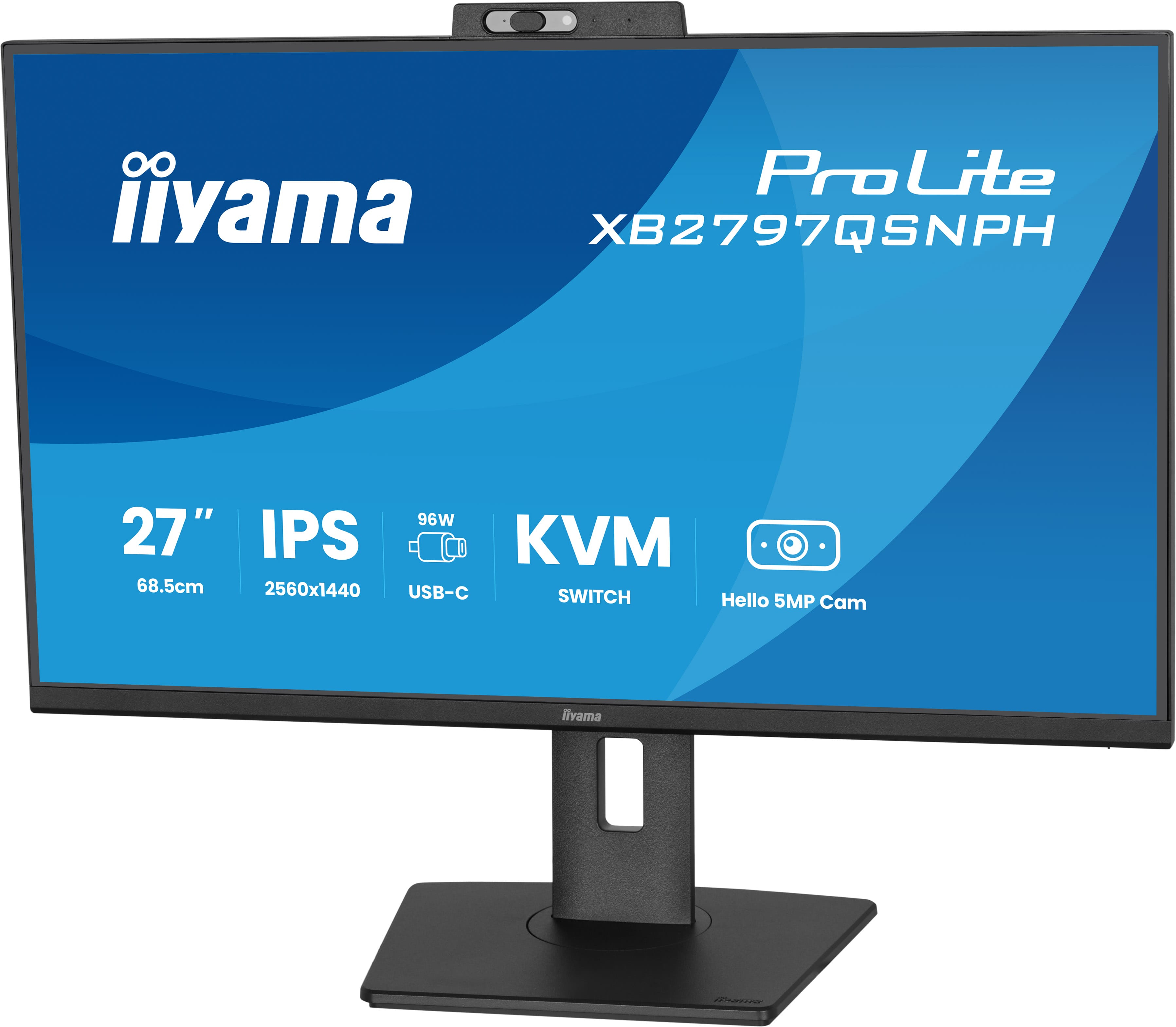 IIYAMA 68.6cm (27)   XB2797QSNPH-B1 16:9 HDMI+DP+2xUSB-C