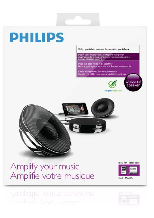 Philips SBA1520/27 loudspeaker Black Wired – image 2
