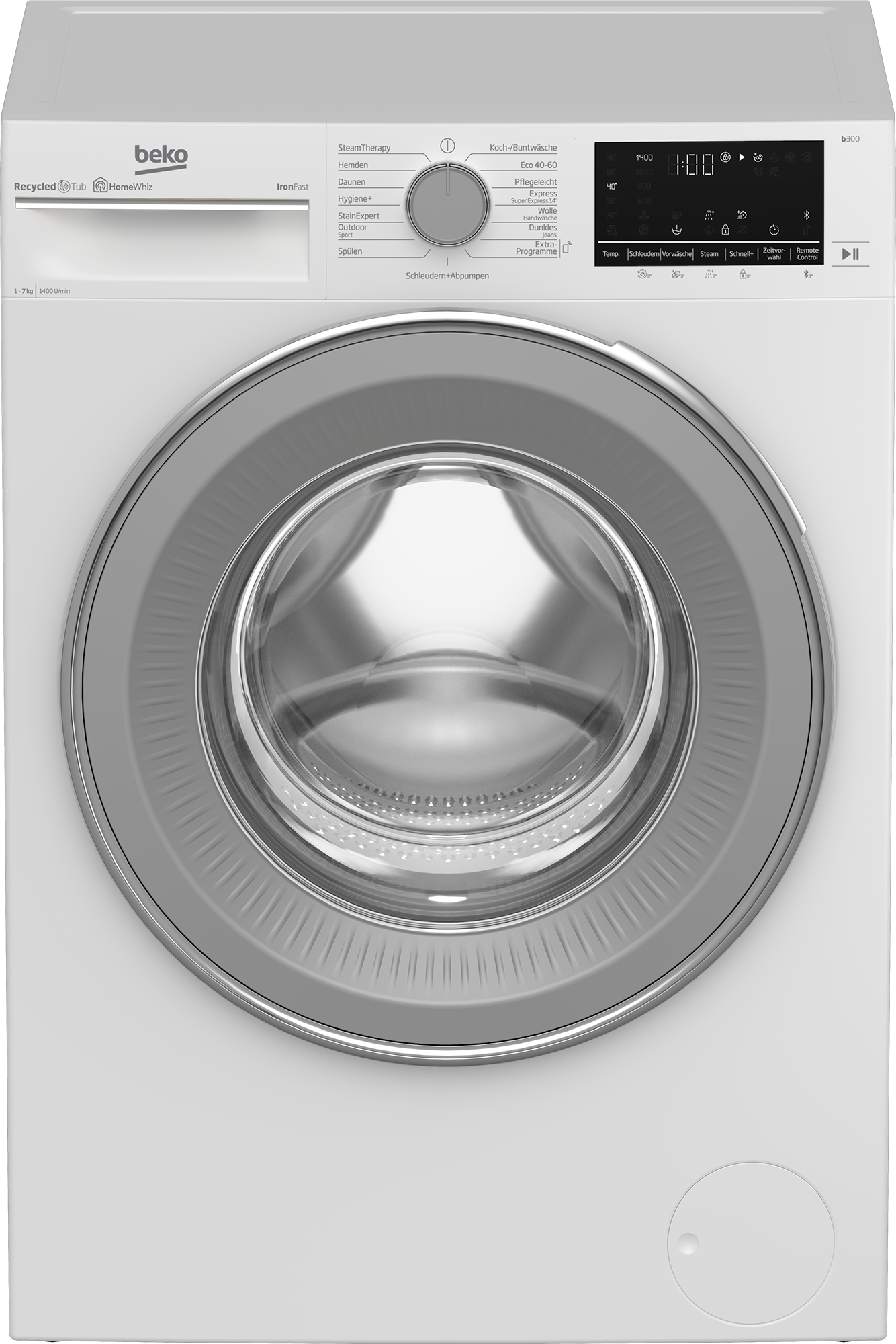 Beko B3WFT57413W washing machine Front-load