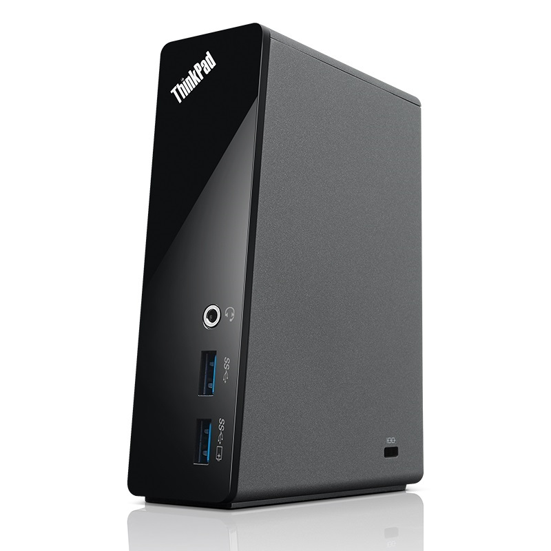 Lenovo 40AA0045US laptop dock/port replicator Wired USB 3.2 Gen 1 (3.1 Gen 1) Type-A Black