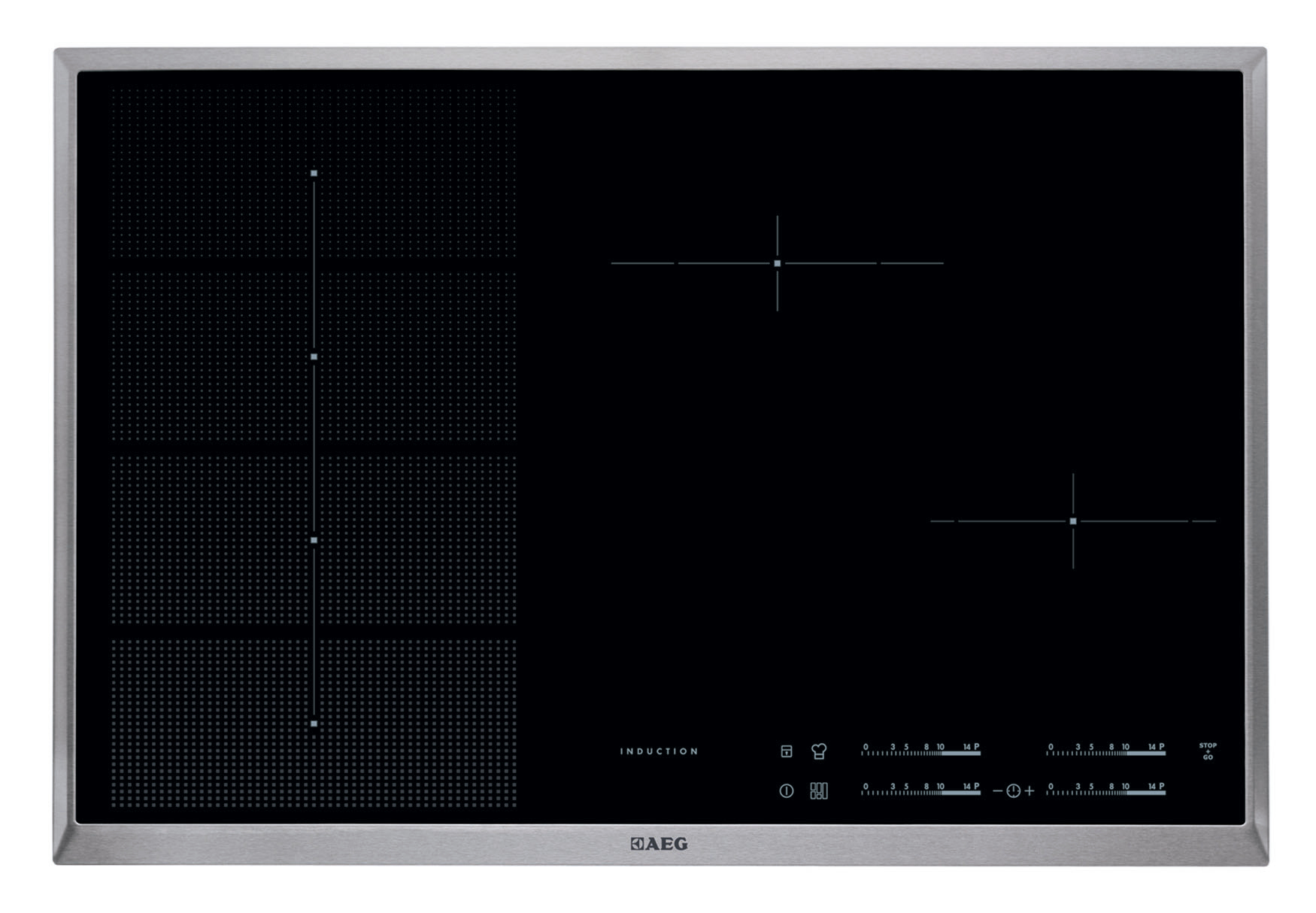 AEG HK856600XB Black Built-in Zone induction hob 4 zone(s)