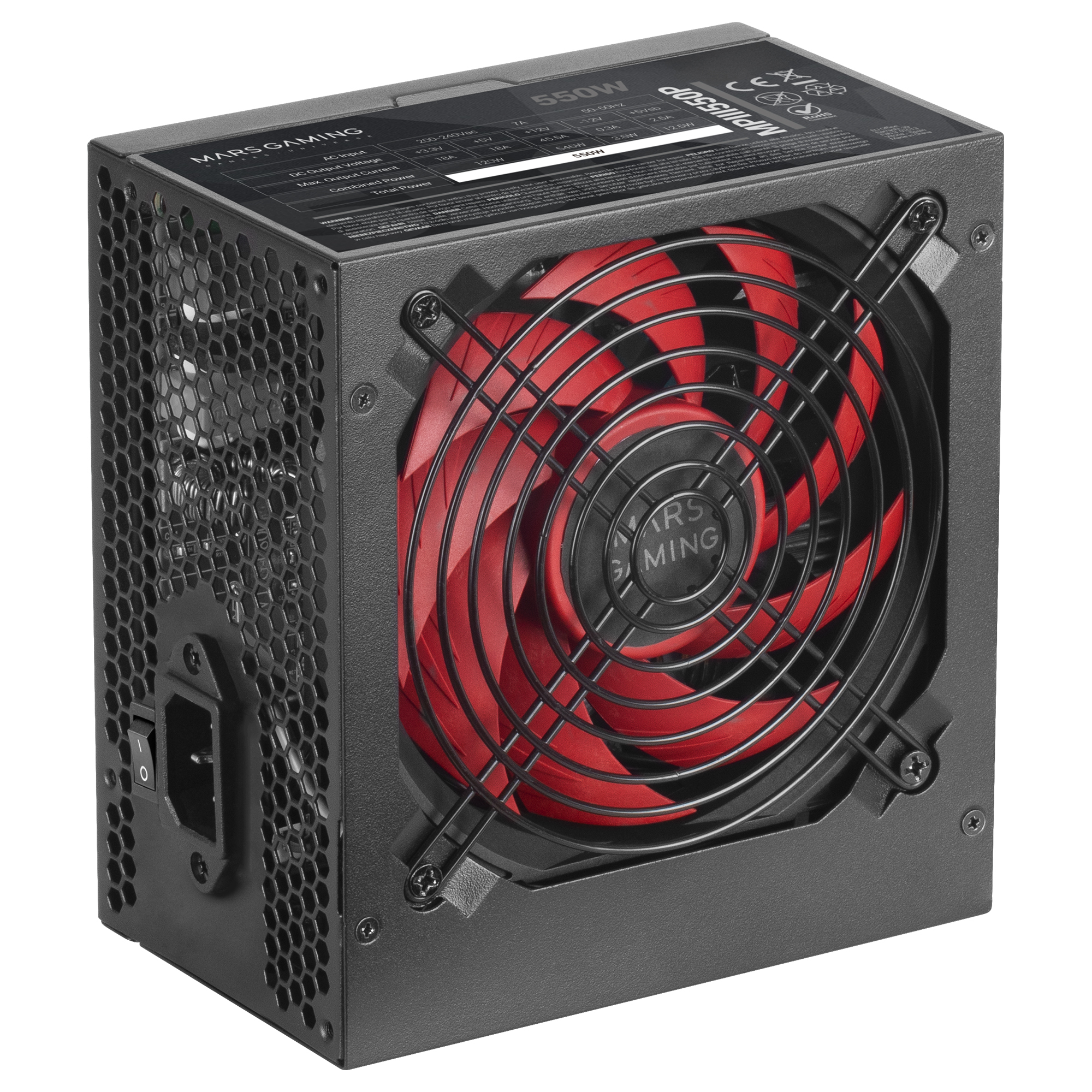 Mars Gaming MPIII550P power supply unit – image 4