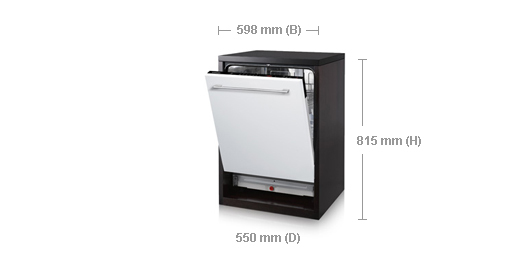 Samsung DW-BG572B dishwasher Fully built-in 13 place settings – image 2