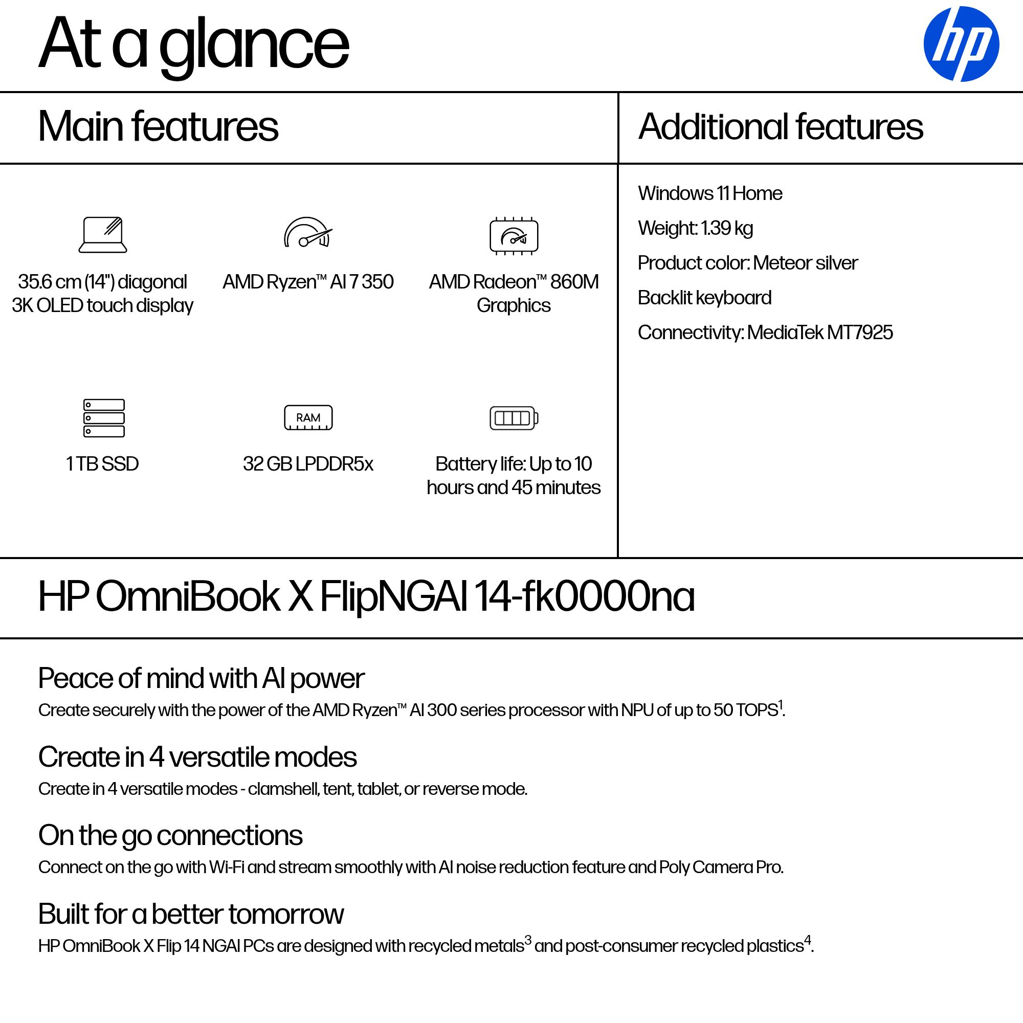HP OmniBook X FlipNGAI 14-fk0000na – image 4