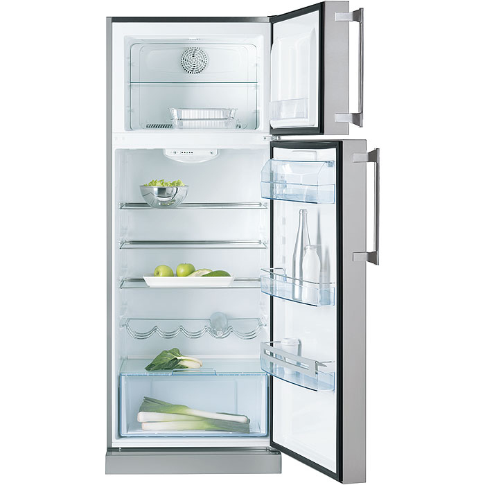 AEG S-95438-DT1 fridge-freezer Freestanding Stainless steel