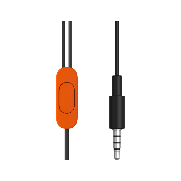 Motorola 712712800601 headphones/headset Wired In-ear Orange – image 2