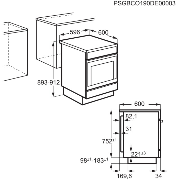 AEG CKB6540ACM Freestanding cooker Gas Stainless steel – image 8