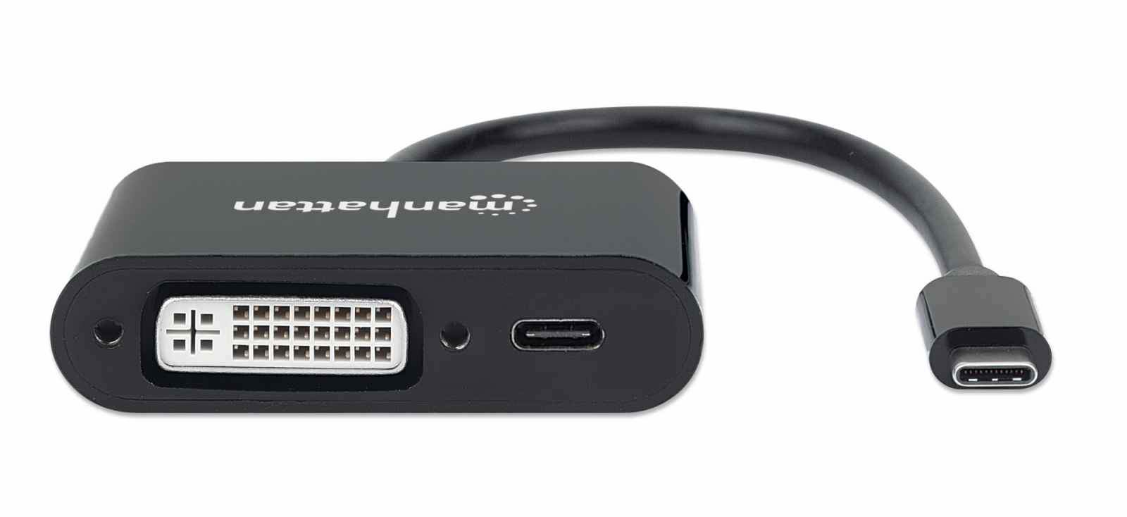 Manhattan USB-C to DVI-I and USB-C (inc Power Delivery), 1080p@60Hz – image 4