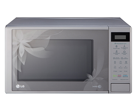 LG MH6043DAD microwave Silver Countertop – image 1