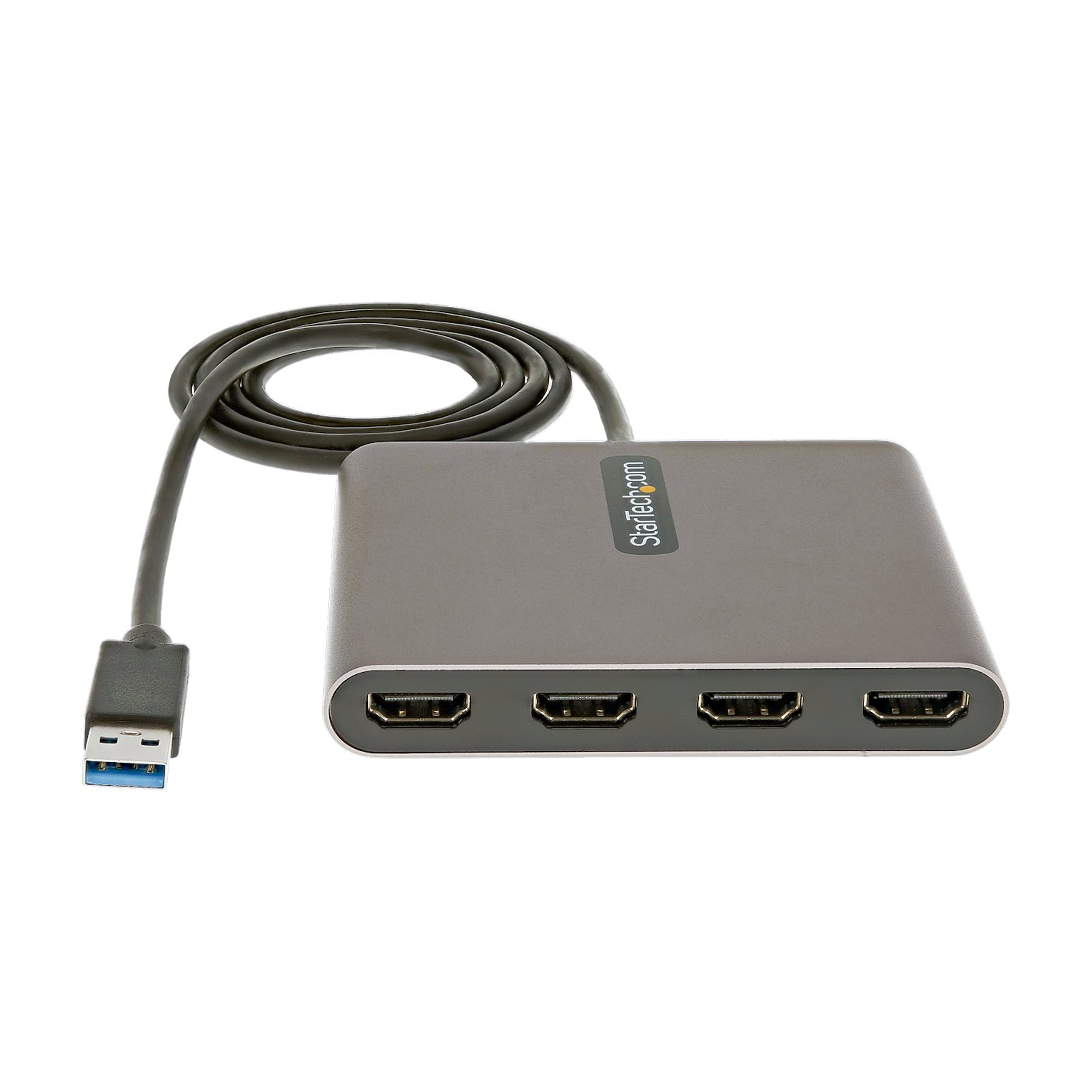 StarTech.com USB 3.0 to Quad HDMI Adapter, USB to 4x HDMI Monitor Converter for Windows (no support for macOS/ChromeOS/Linux) - TAA – image 3