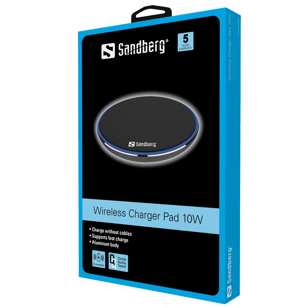 Sandberg Wireless Charger Pad 10W Alu – image 2