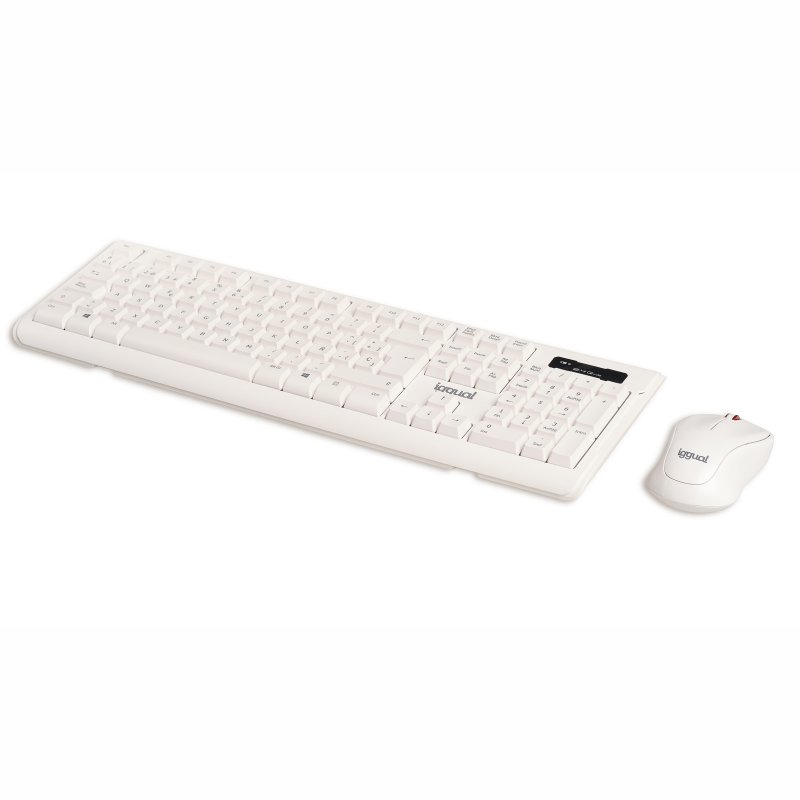 iggual IGG318157 keyboard Mouse included Office RF Wireless QWERTY Spanish White – image 3