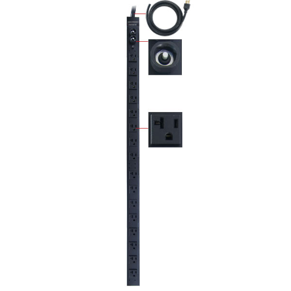 CyberPower PDU30BVT16F power distribution unit (PDU) 16 AC outlet(s) 0U Black – image 2