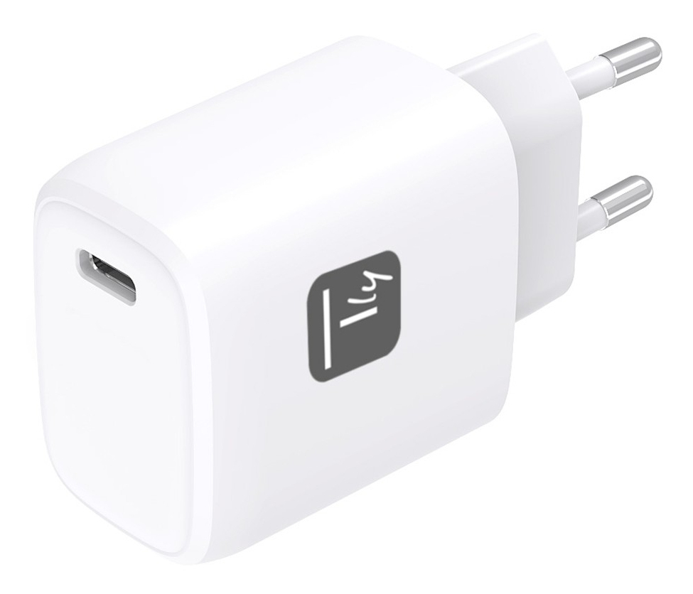 Techly IPW-USB-20WC mobile device charger Universal White AC Fast charging Indoor – image 1