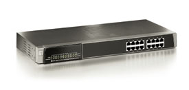 LevelOne FSW-1609TFX network switch Unmanaged Black