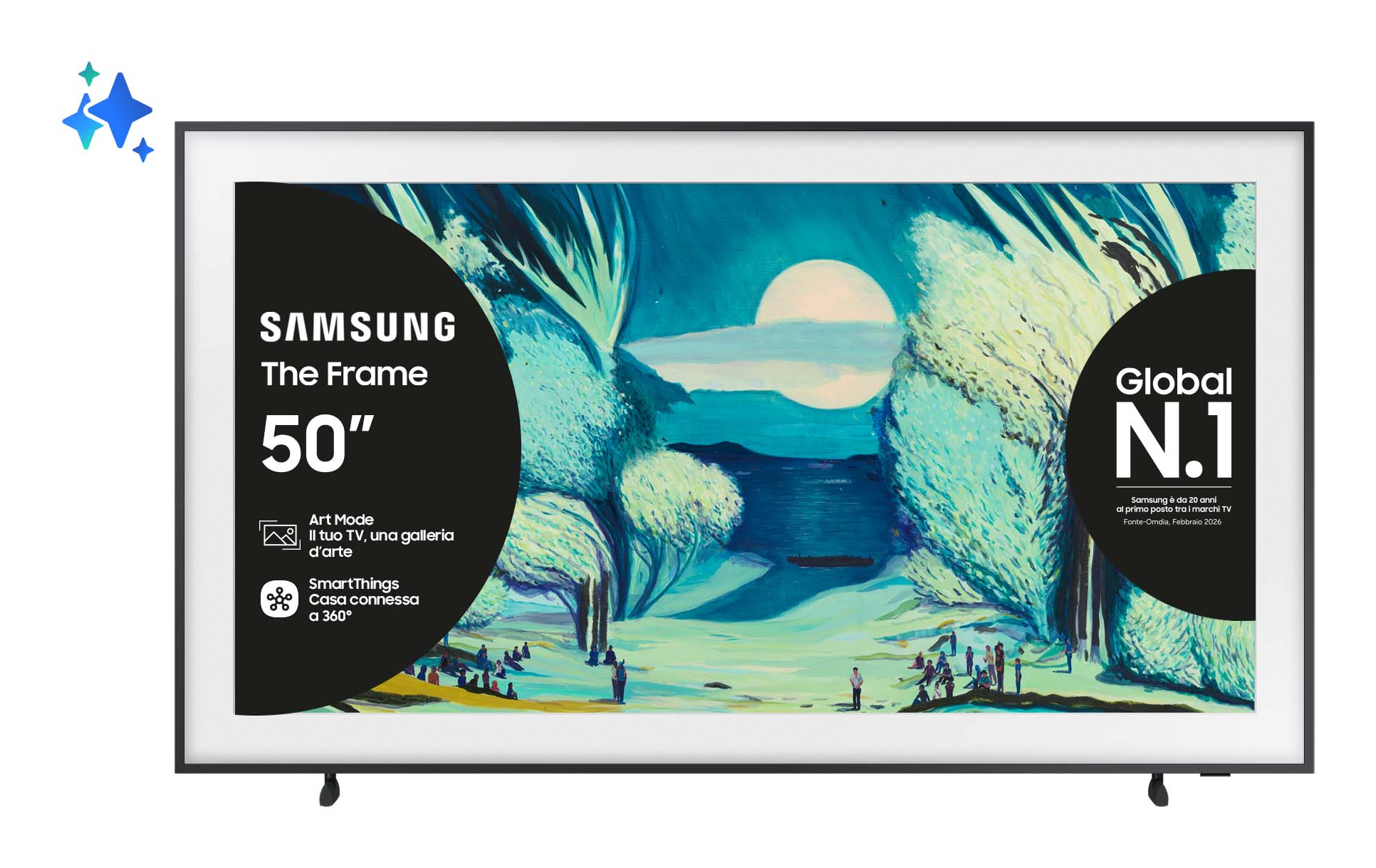 Samsung QE50LS03FAU 127 cm (50 ) 4K Ultra HD Smart TV Wifi Noir — photo 1
