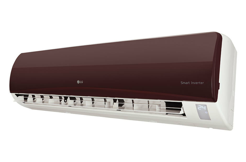 LG JS-Q12NRXA air conditioner Split system Maroon, White – image 6