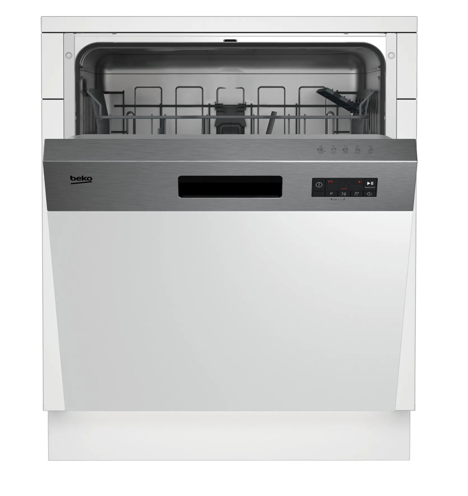 Beko BDSN153E3X dishwasher Semi built-in 13 place settings – image 2