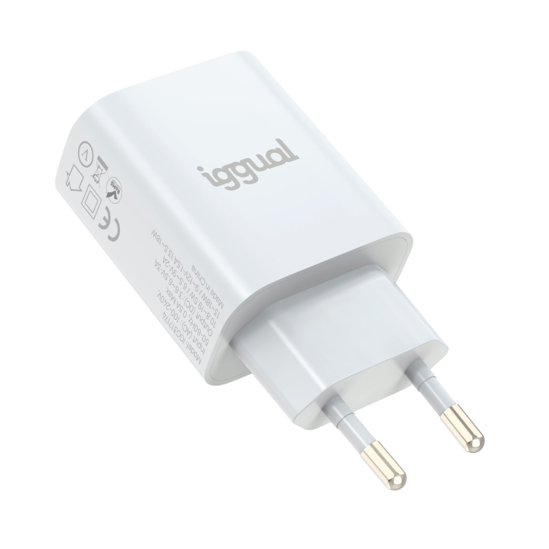 iggual IGG317174 mobile device charger Universal White USB Fast charging Indoor – image 6