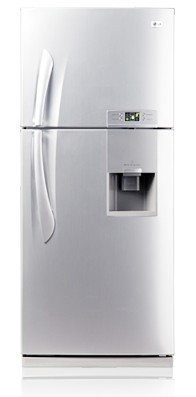 LG MB482ULS-G fridge-freezer Freestanding Platinum, Silver