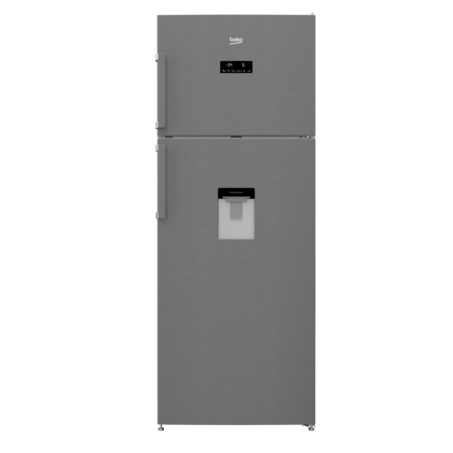 Beko RDNE455E32DZX fridge-freezer Freestanding – image 1