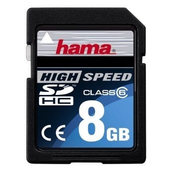 Hama HighSpeed SDHC 8GB Class 6, Samsung