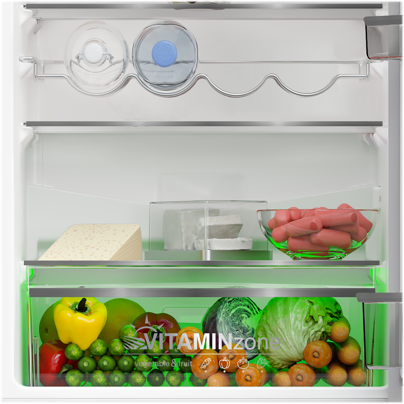 Grundig GKN4582VW Freestanding Combi Fridge Freezer with VitaminZone Technology – image 5