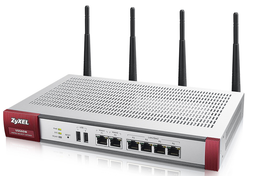 Zyxel USG60W hardware firewall – image 1