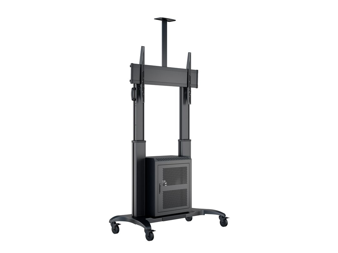 Multibrackets M Public Floorstand Dual Pillar 180 HD w AV Cabinet