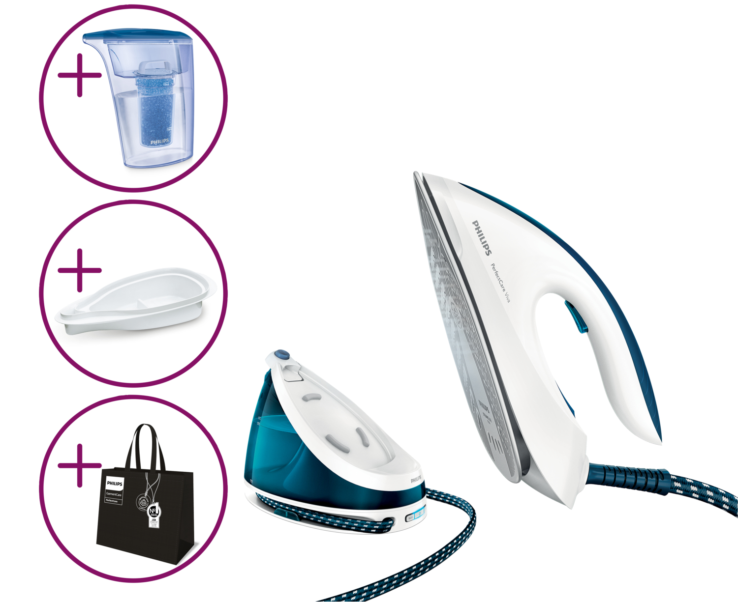 Philips PerfectCare Viva GC7036/27 steam ironing station – image 3