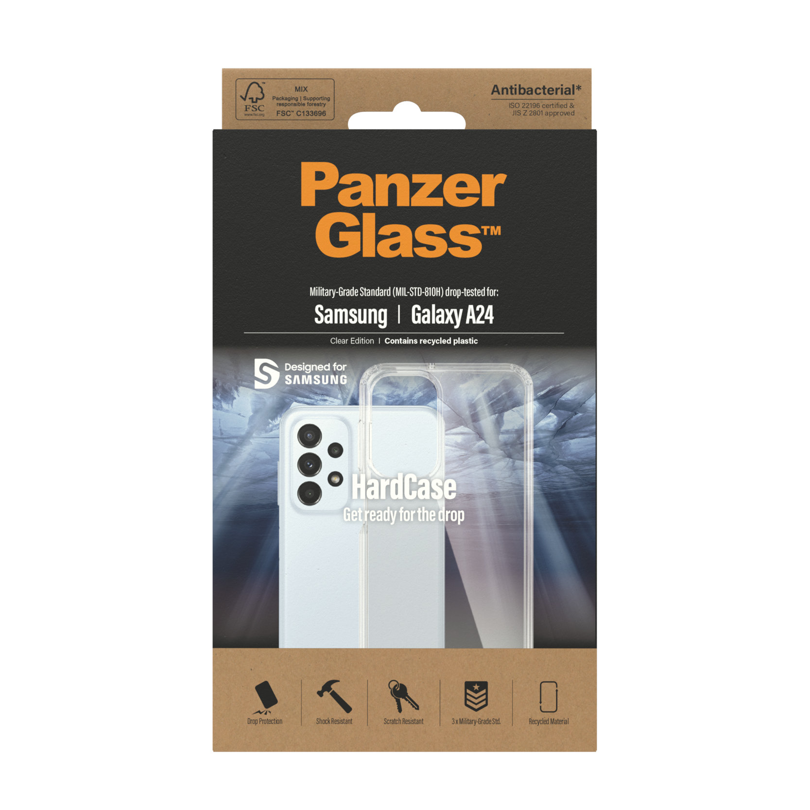 PanzerGlass® HardCase Transparent Samsung Galaxy A24 – image 5