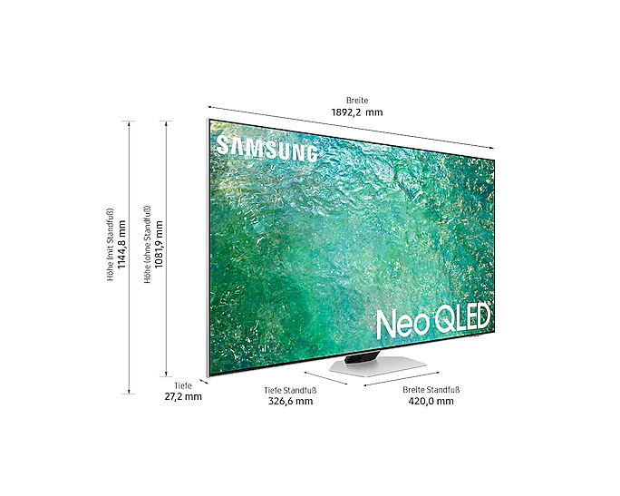 Samsung QE85QN85CAT 2.16 m (85") 4K Ultra HD Smart TV Wi-Fi Silver – image 3