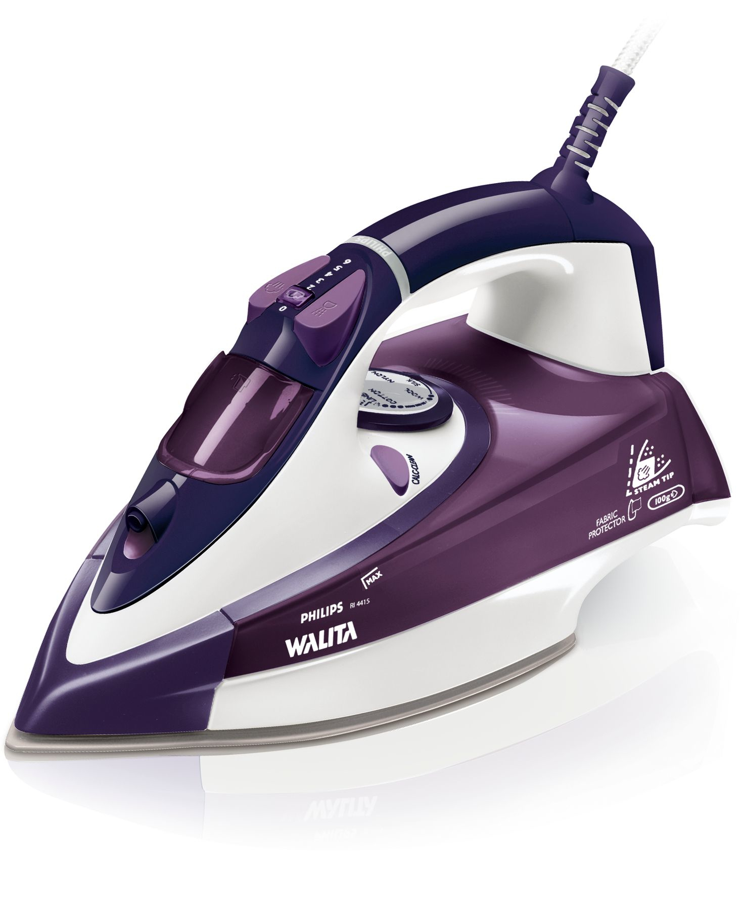 Philips Walita RI4415_220V Steam iron SteamGlide soleplate
