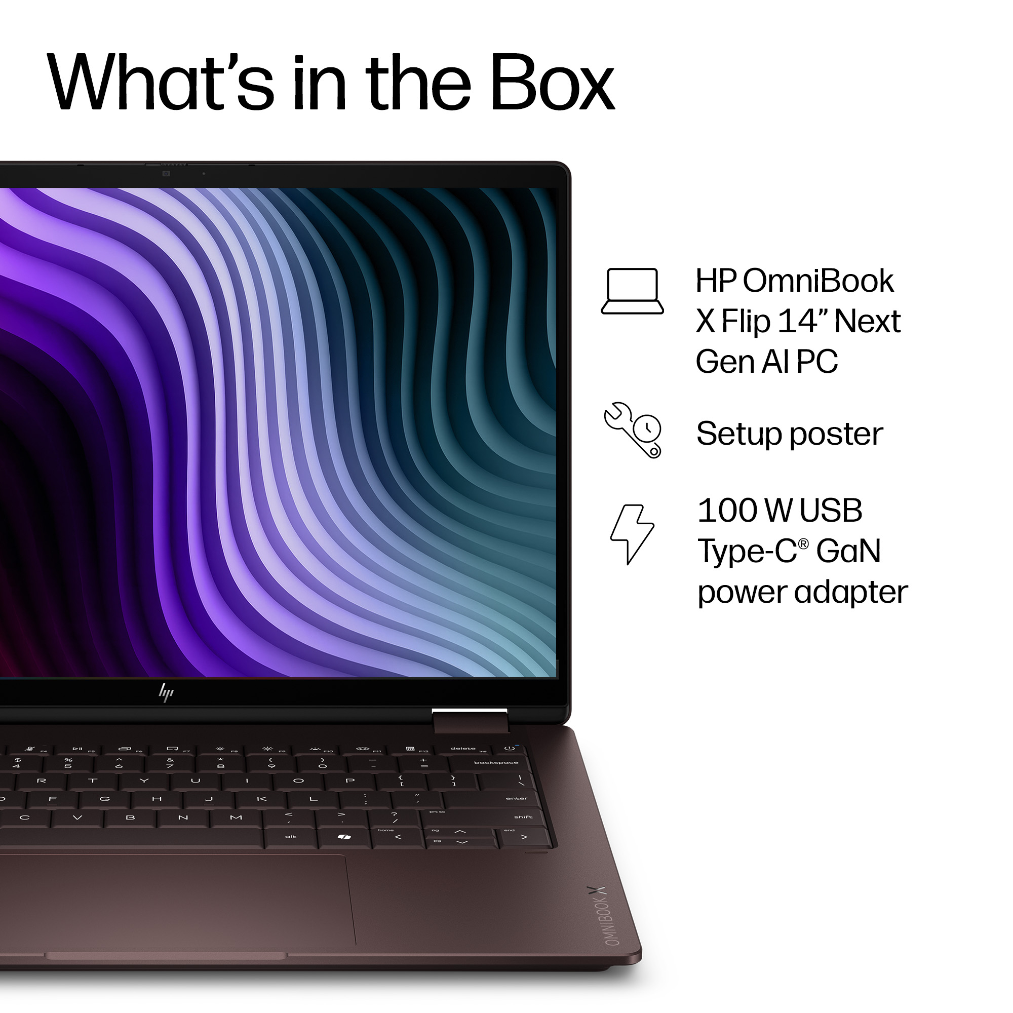 HP DQ8V5EA laptop Copilot+ PC AMD Ryzen™ AI 7 445 – image 7