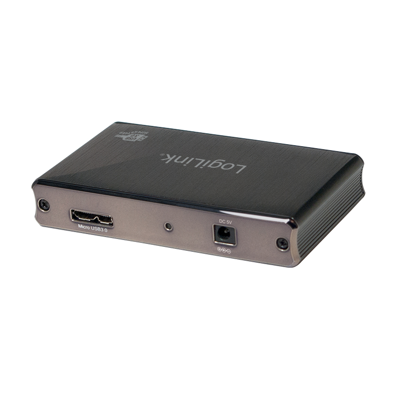 LogiLink UA0282 interface hub USB 3.2 Gen 1 (3.1 Gen 1) Micro-B 5000 Mbit/s Black – image 2