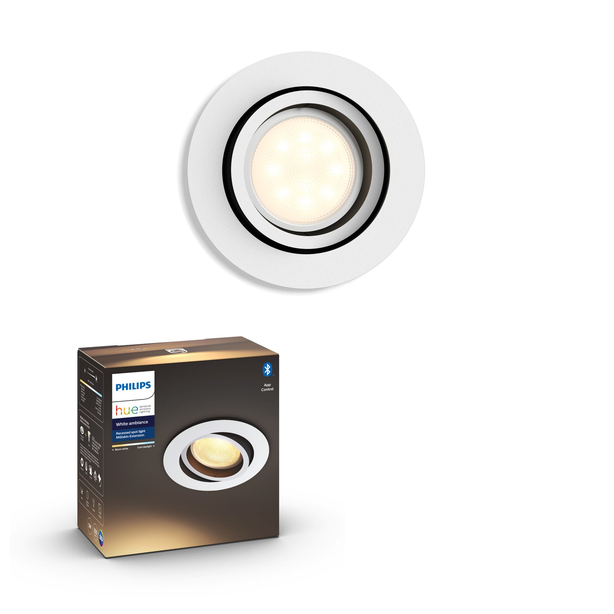 Philips by Signify Philips Hue White ambience Milliskin recessed spotlight ext. – image 9