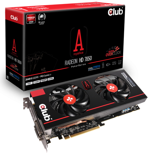 CLUB3D CGAX-7856SO graphics card AMD Radeon HD7850 – image 2