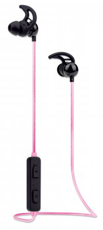 Manhattan Bluetooth In-Ear Headset, Multi Coloured Cable Light, Omnidirectional Mic, Integrated Controls, Ear Hook for Secure Fit, 5 hour usage time (approx), M – image 2