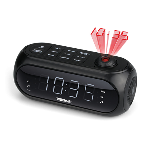 Daewoo DCP-490B Clock Digital Black
