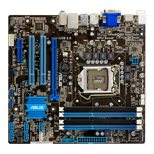 ASUS P8B75-M Intel B75 LGA 1155 (Socket H2) micro ATX – image 2